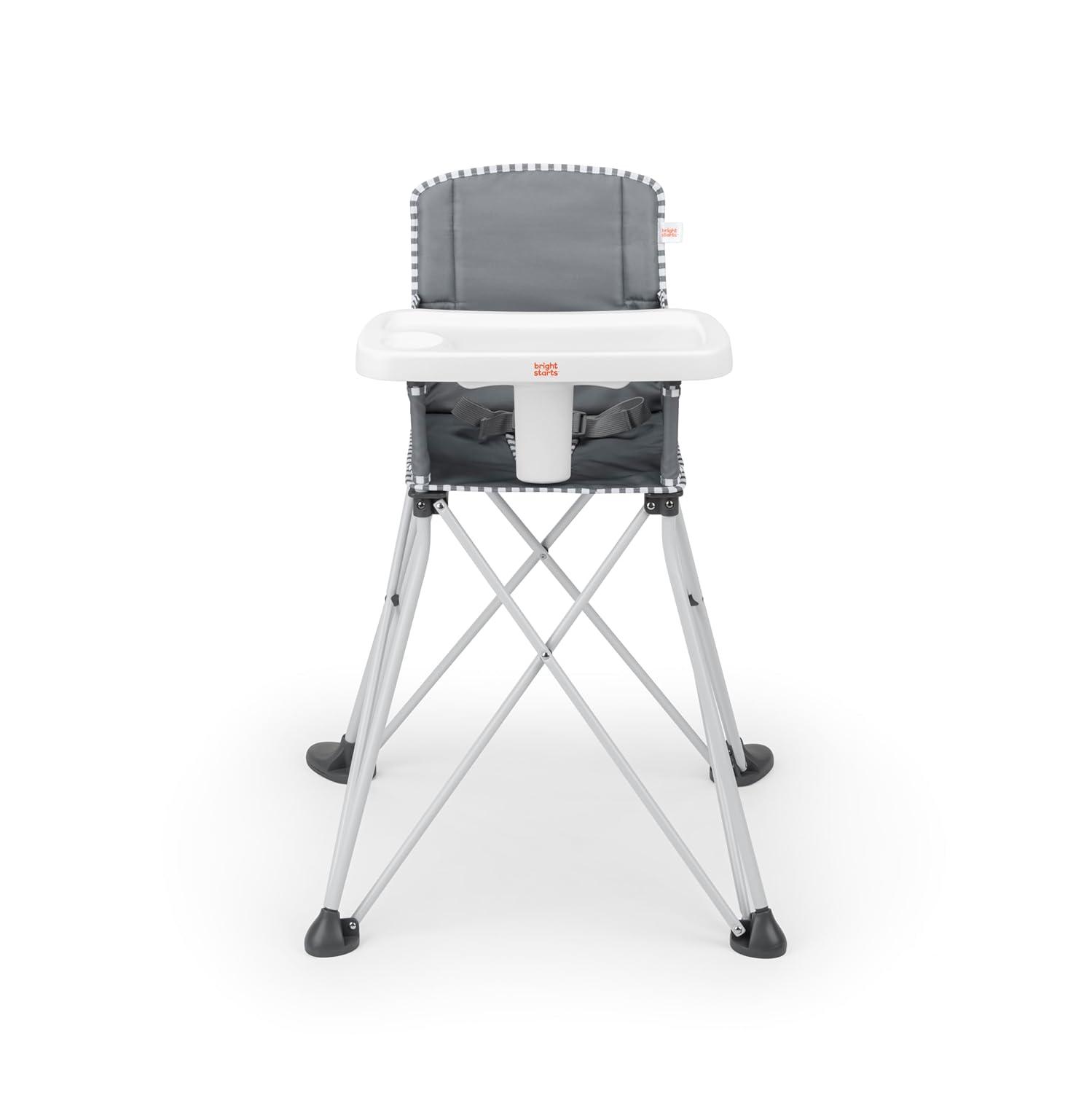 imageBright Starts by Summer Pop n Dine SE Highchair Sweet Life Edition Aqua Sugar Color  Portable Space Saver High Chair for IndoorOutdoor Dining with Fast Easy for 6 Months  45 PoundsGray