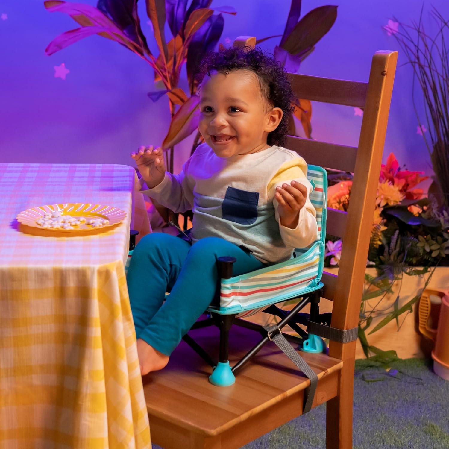imageFord Bronco Pop N Sit Portable Booster Chair by Bright Starts Floor Seat IndoorOutdoor Use Compact Fold Area 51 Color 6 Mos  3 YrsMickey