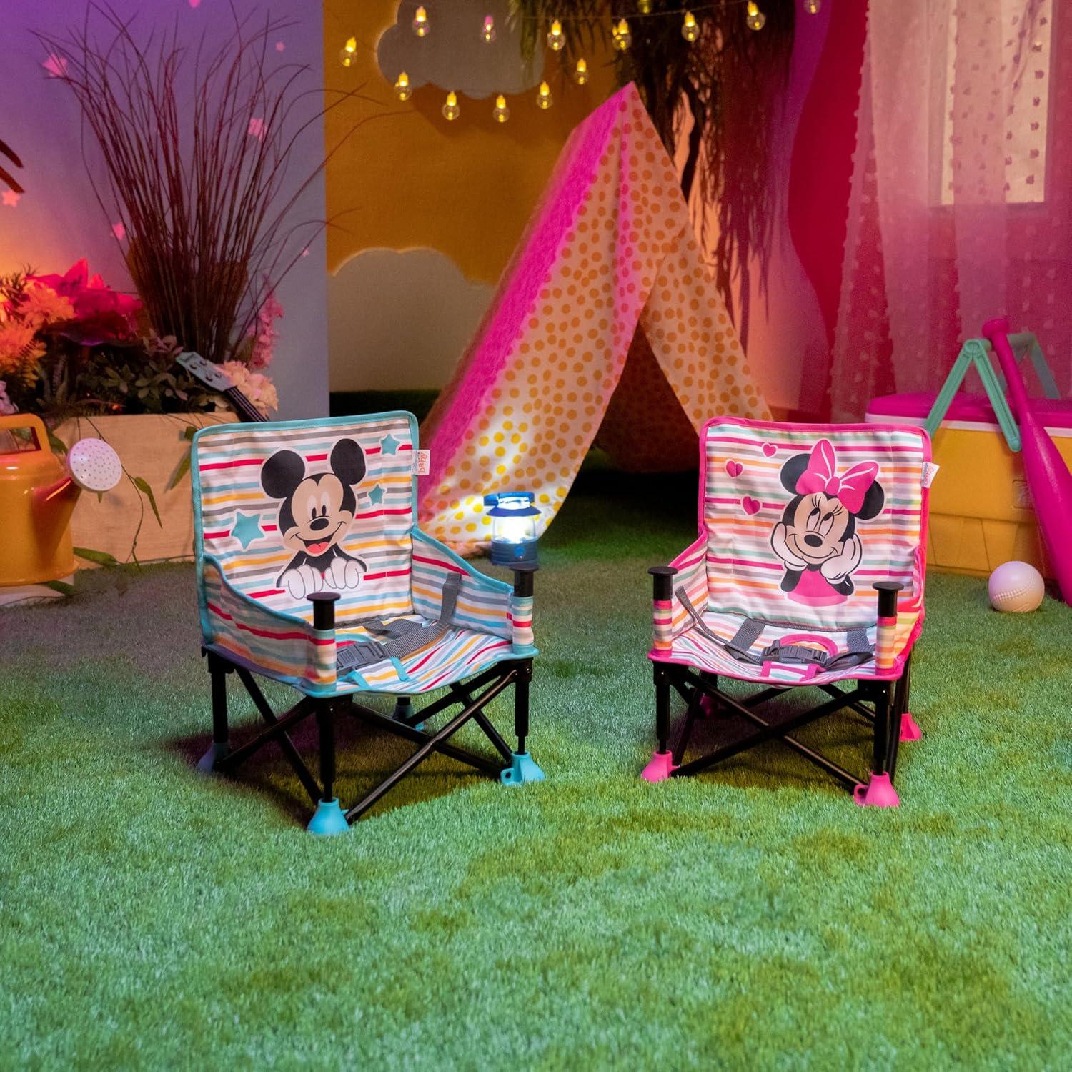 imageFord Bronco Pop N Sit Portable Booster Chair by Bright Starts Floor Seat IndoorOutdoor Use Compact Fold Area 51 Color 6 Mos  3 YrsMinnie