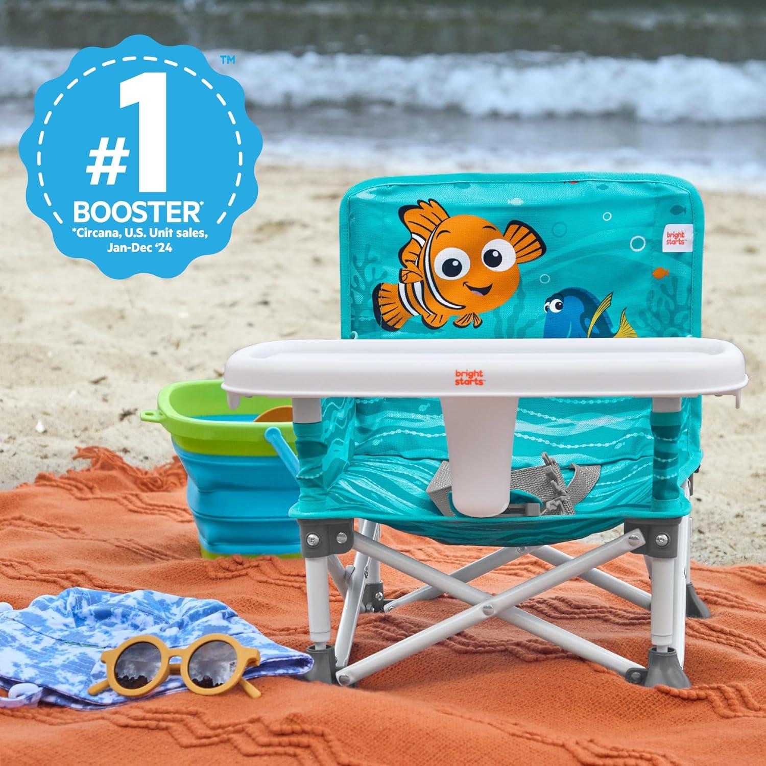 imageFord Bronco Pop N Sit Portable Booster Chair by Bright Starts Floor Seat IndoorOutdoor Use Compact Fold Area 51 Color 6 Mos  3 YrsNemo