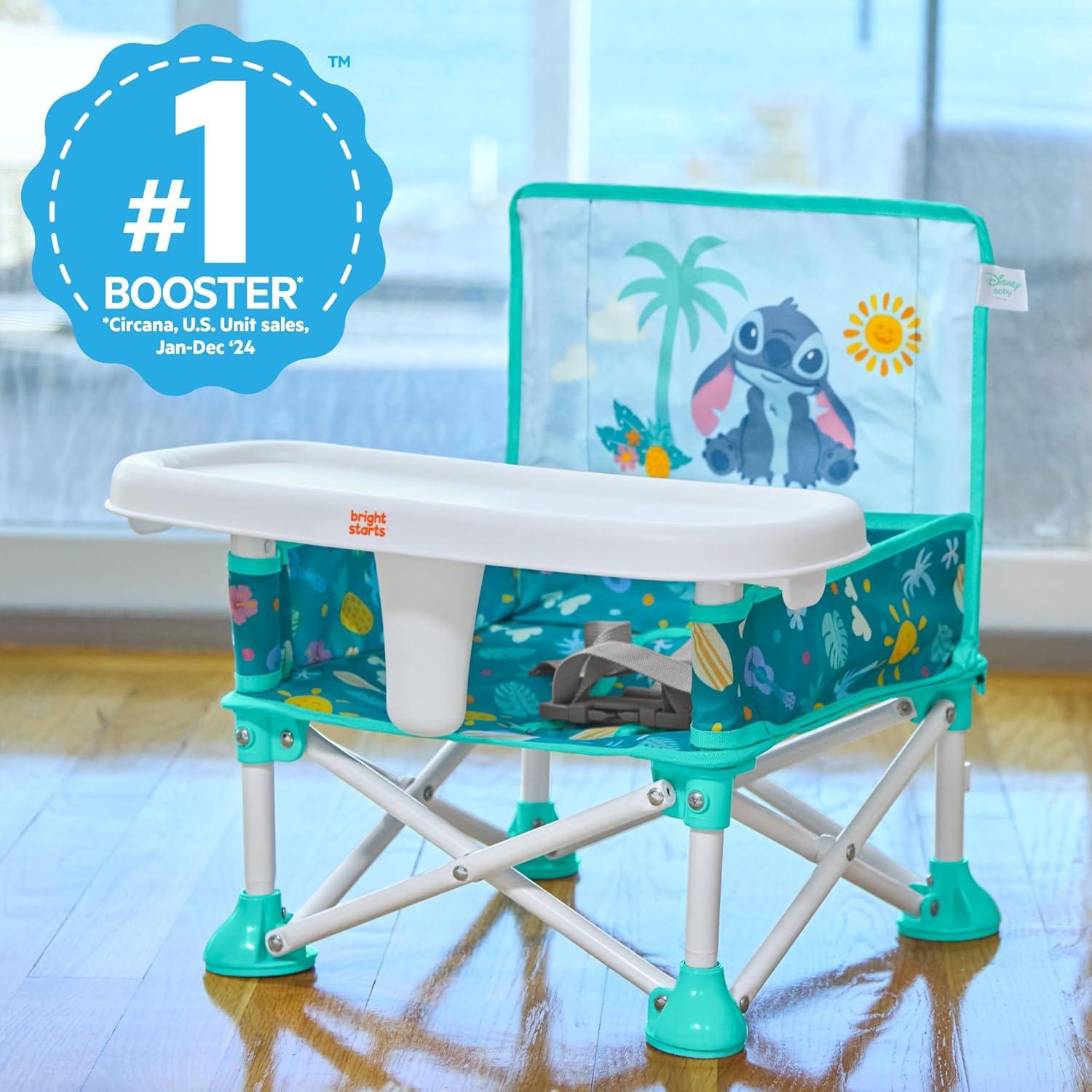 imageFord Bronco Pop N Sit Portable Booster Chair by Bright Starts Floor Seat IndoorOutdoor Use Compact Fold Area 51 Color 6 Mos  3 YrsStitch