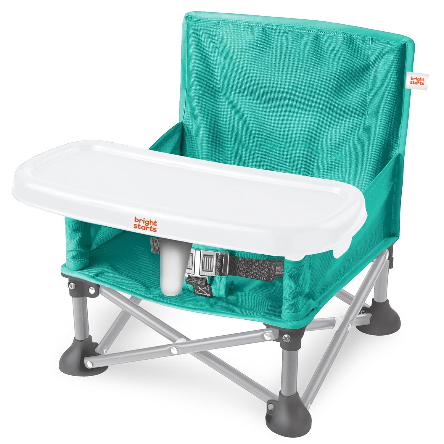 imageFord Bronco Pop N Sit Portable Booster Chair by Bright Starts Floor Seat IndoorOutdoor Use Compact Fold Area 51 Color 6 Mos  3 YrsTeal