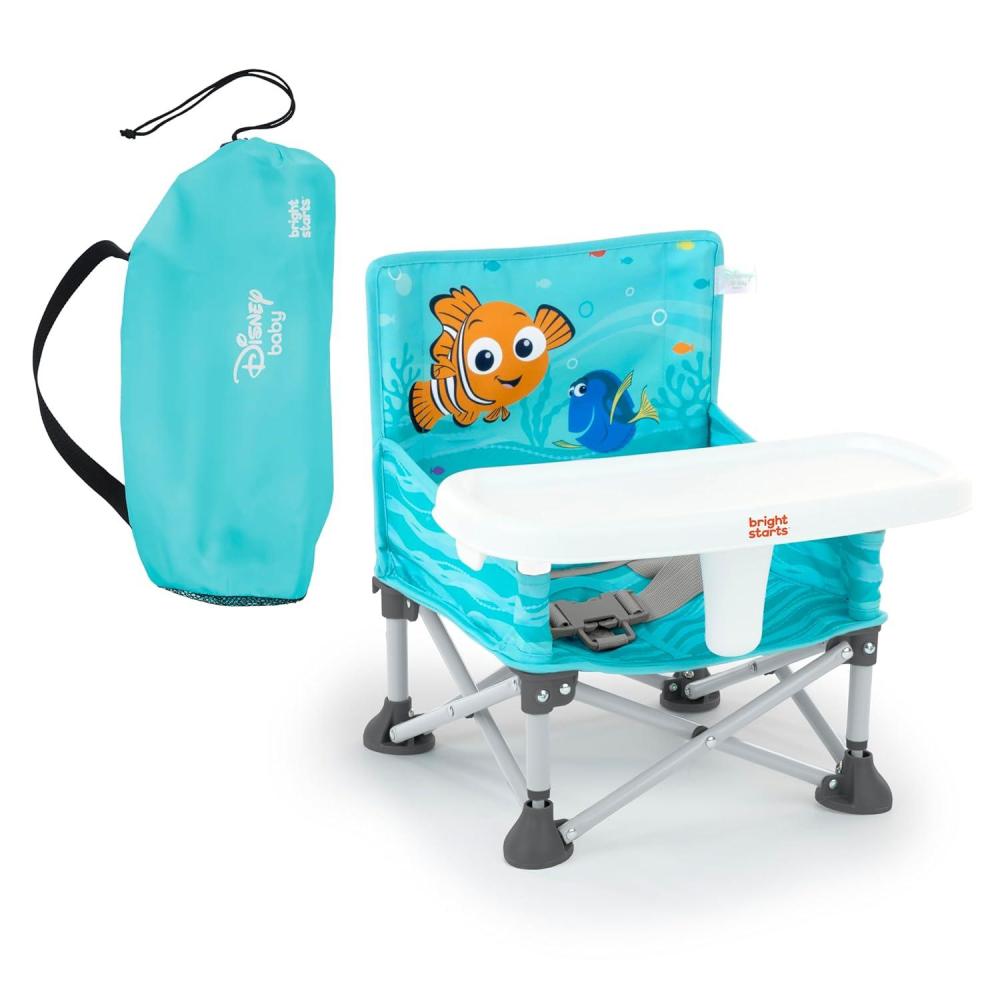 imageFord Bronco Pop N Sit Portable Booster Chair by Bright Starts Floor Seat IndoorOutdoor Use Compact Fold Area 51 Color 6 Mos  3 YrsNemo