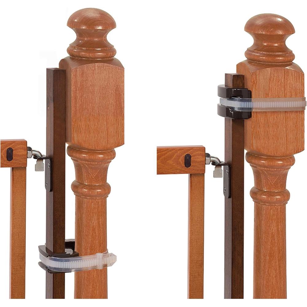 imageSummer Infant Banister to Banister Gate Mounting Kit  Fits Round or Square Banisters Accommodates Most Hardware ampamp Pressure Mount Baby Gates up to 37 Tall Gate Sold Separately37 Inch  2 Count Pack of 1