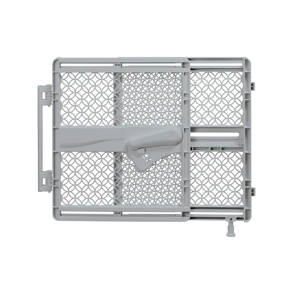 imageSummer Infant Indoor ampamp Outdoor Multi Function WalkThru Baby Gate Fits Openings 275quot42quot Wide Gray Plastic for Doorways and Stairways 28 Tall WalkThrough Baby and Pet GateGray