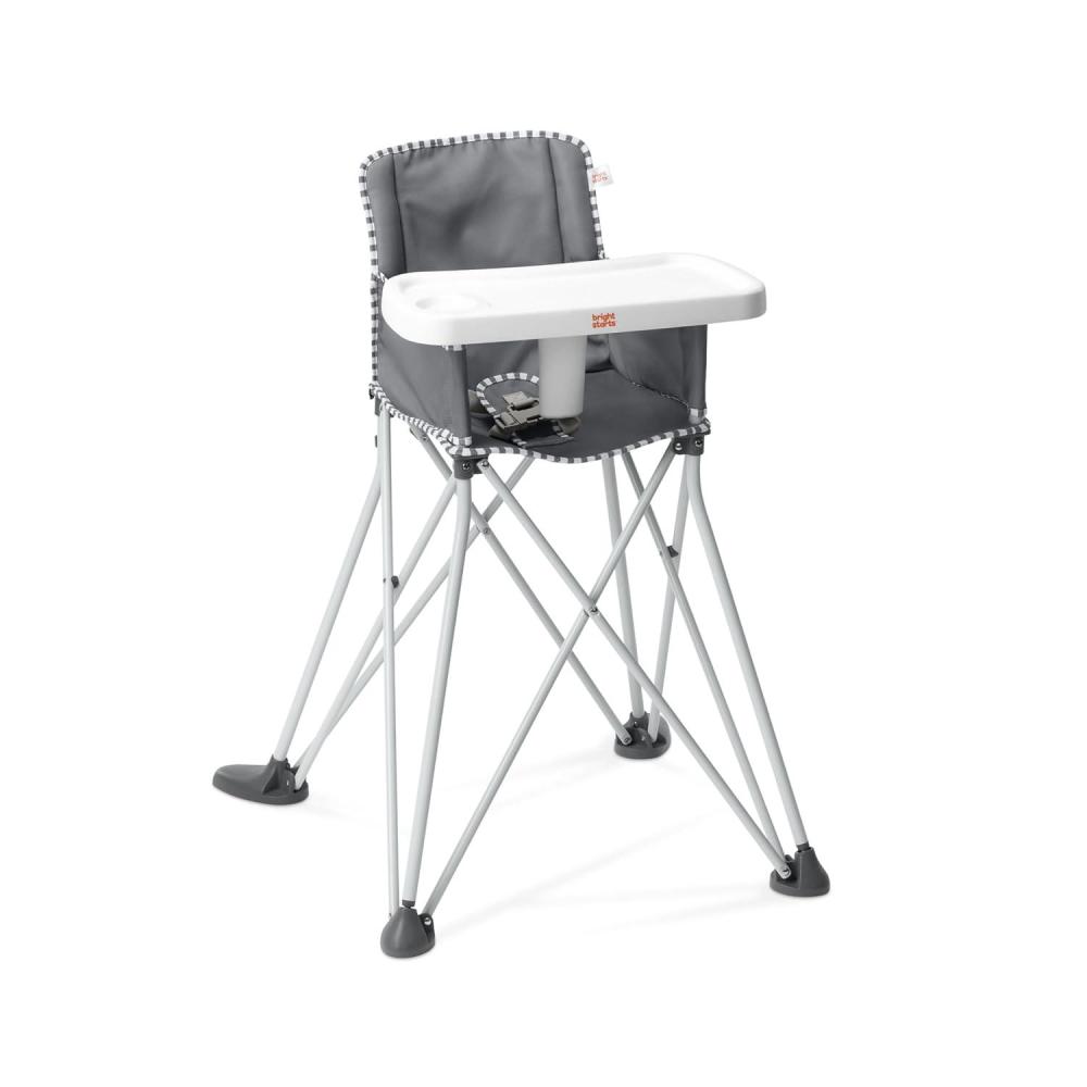 imageSummer Infant Pop n Sit Portable Highchair Green  Portable Highchair for IndoorOutdoor Dining  Space Saver High Chair with Fast Easy Compact Fold for 6 Months  45 PoundsGray