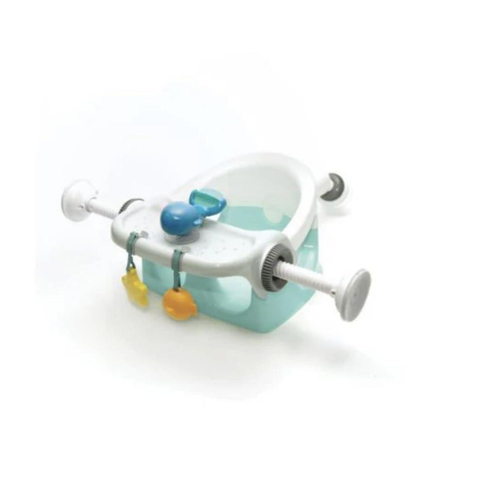 imageSummer InfantBaby Bathtub Seat with Toys Backrest Suction Cups  My Bath Seat by Summer InfantMint with Toy Set
