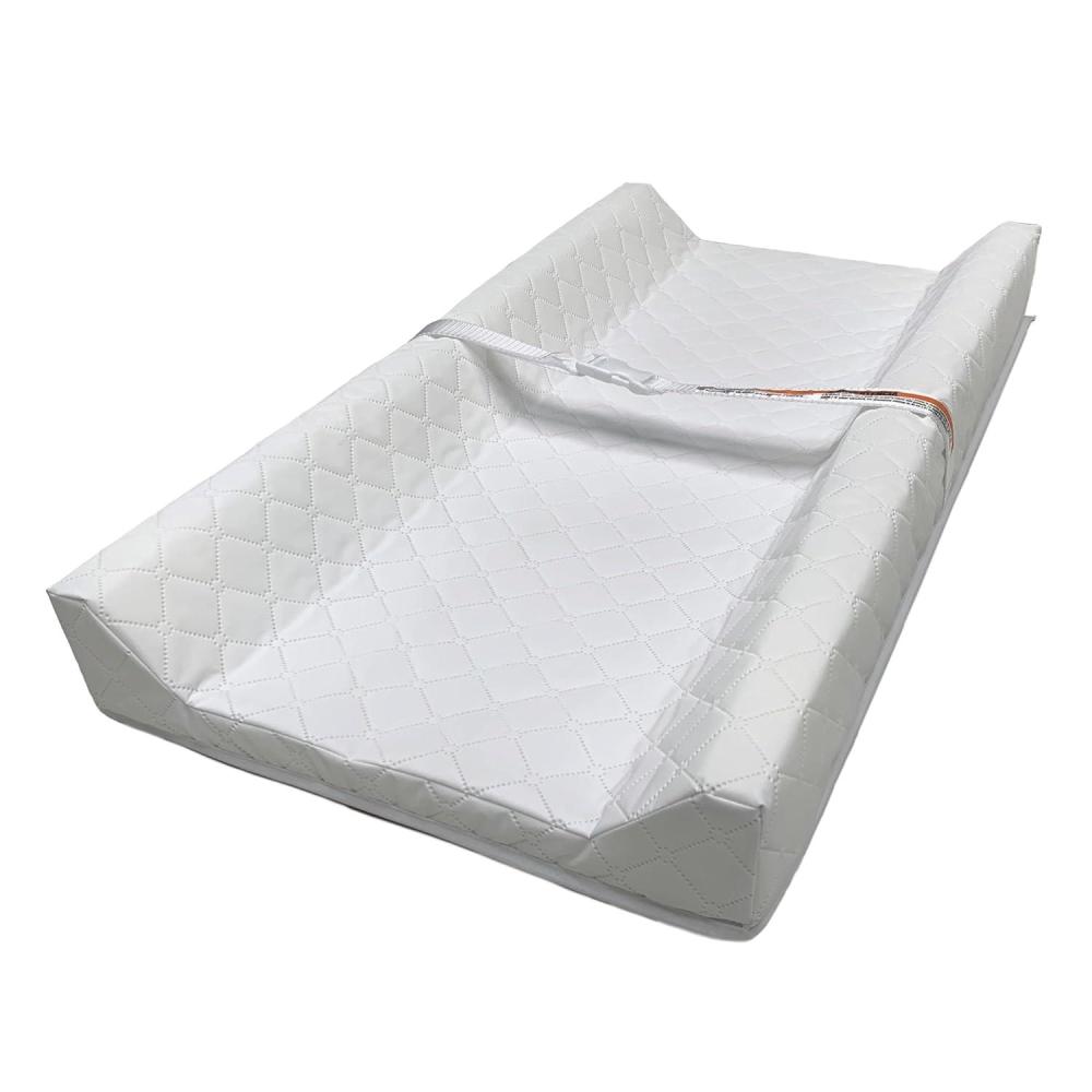 imageSummer by Ingenuity Contoured Changing Pad  Includes Waterproof Changing Liner and Safety Fastening Strap with QuickRelease BuckleContoured Pad