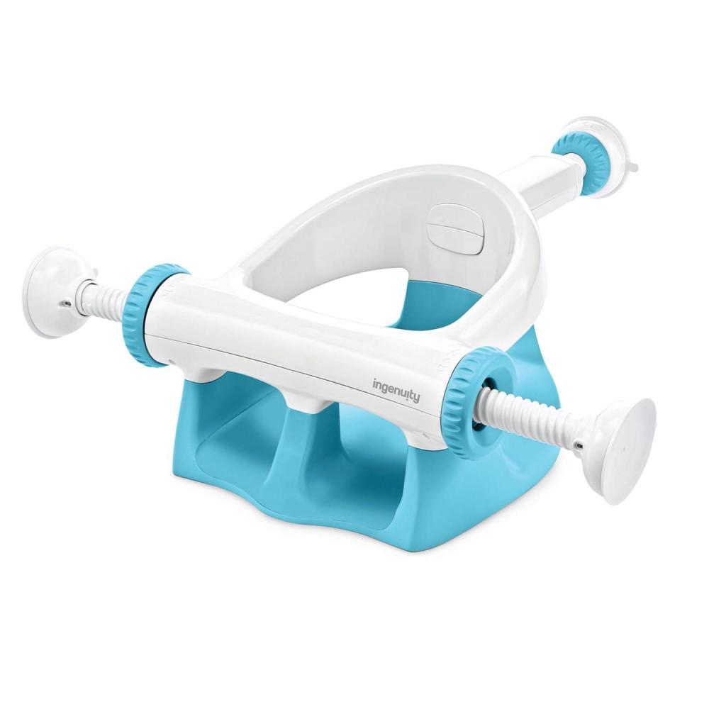 imageSummer by Ingenuity My Bath Seat for SitUp Baby Bathing Sure ampamp Secure Suction Cups ASTM Safety Tested ampamp Approved Backrest for Assisted Sitting Easy Setup ampamp Storage AquaAqua