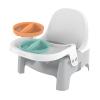 imageIngenuity Deluxe LearntoDine Feeding Seat  Infant and Toddler Feeding Chair and Booster Seat with Tray and 2 Snapin Plates