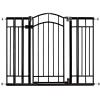 imageIngenuity MultiUse Decorative Extra Tall WalkThru Baby Gate Fits Openings 28548 Inch Pack of 1 Black Metal for Doorways and Stairways 36 Tall Baby and Pet Gate Black One Size