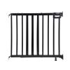 imageSummer Infant Deluxe Stairway Simple to Secure Safety Pet and Baby Gate3048 Wide 32 Tall Install on Wall or Banister in Doorway or StairwayHardware Mount Auto Close WalkThru DoorBlack Wood