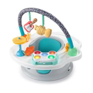Baby Einstein Deluxe SuperSeat, Multi-Color, Fun Baby Seat for Sitting Up, Playtime, and Meals, Ages 4 Months to 4 Years