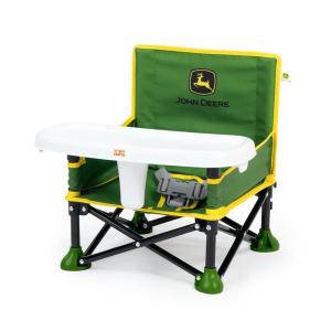 Ford Bronco Pop ‘N Sit Portable Booster Chair by Bright Starts, Floor Seat, Indoor/Outdoor Use, Compact Fold, Area 51 Color, 6 Mos – 3 Yrs(John Deere)
