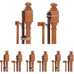 Summer Infant Banister to Banister Gate Mounting Kit – Fits Round or Square Banisters, Accommodates Most Hardware & Pressure Mount Baby Gates up to 37” Tall, Gate Sold Separately(37 Inch – 2 Count (Pack of 4))