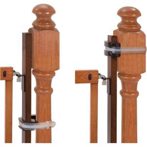 Summer Infant Banister to Banister Gate Mounting Kit – Fits Round or Square Banisters, Accommodates Most Hardware & Pressure Mount Baby Gates up to 37” Tall, Gate Sold Separately(37 Inch – 2 Count (Pack of 1))