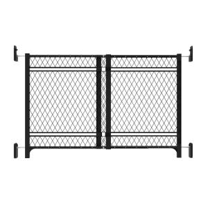 Summer Infant Indoor & Outdoor Multi Function Walk-Thru Baby Gate, Fits Openings 27.5″-42″ Wide, Gray Plastic, for Doorways and Stairways, 28” Tall Walk-Through Baby and Pet Gate(Black)