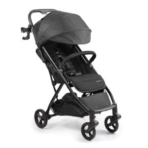 Summer Infant Ingenuity 3Dquickclose CS+ Compact Fold Stroller – Lightweight Stroller with Oversized Canopy, Extra-Large Storage and Compact Fold, Gray(Black)