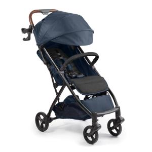Summer Infant Ingenuity 3Dquickclose CS+ Compact Fold Stroller – Lightweight Stroller with Oversized Canopy, Extra-Large Storage and Compact Fold, Gray(Deep Ocean)