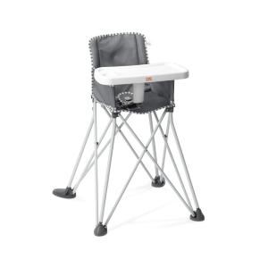 Summer Infant Pop ‘n Sit Portable Highchair, Green – Portable Highchair for Indoor/Outdoor Dining – Space Saver High Chair with Fast, Easy, Compact Fold, for 6 Months – 45 Pounds(Gray)