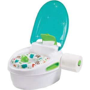 Summer Infant Step by Step Potty, Neutral – 3-in-1 Potty Training Toilet – Features Contoured Seat, Flushable Wipes Holder and Toilet Tissue Dispenser(Neutral)