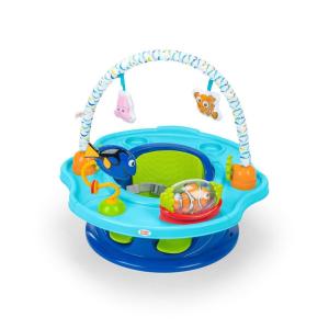 Summer by Bright Starts Deluxe SuperSeat, Wild Safari, Fun Baby Seat for Sitting Up, Playtime, and Meals, Ages 4 Months to 4 Years(Finding Nemo)
