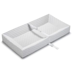 Summer by Ingenuity Basic Changing Essentials Kit with Changing Pad, Cover, and Waterproof Liner, Chevron (3 Piece Set)(Pack of 1)(4-Sided Quilted Pad)