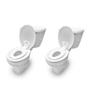 Ingenuity: ity by Ingenuity Flip & Sit Potty Seat (White) – Easy to Set Up & Remove Potty Training Seat That Attaches to Adult Toilet Seat(Flip & Sit Potty Seat 2pk)