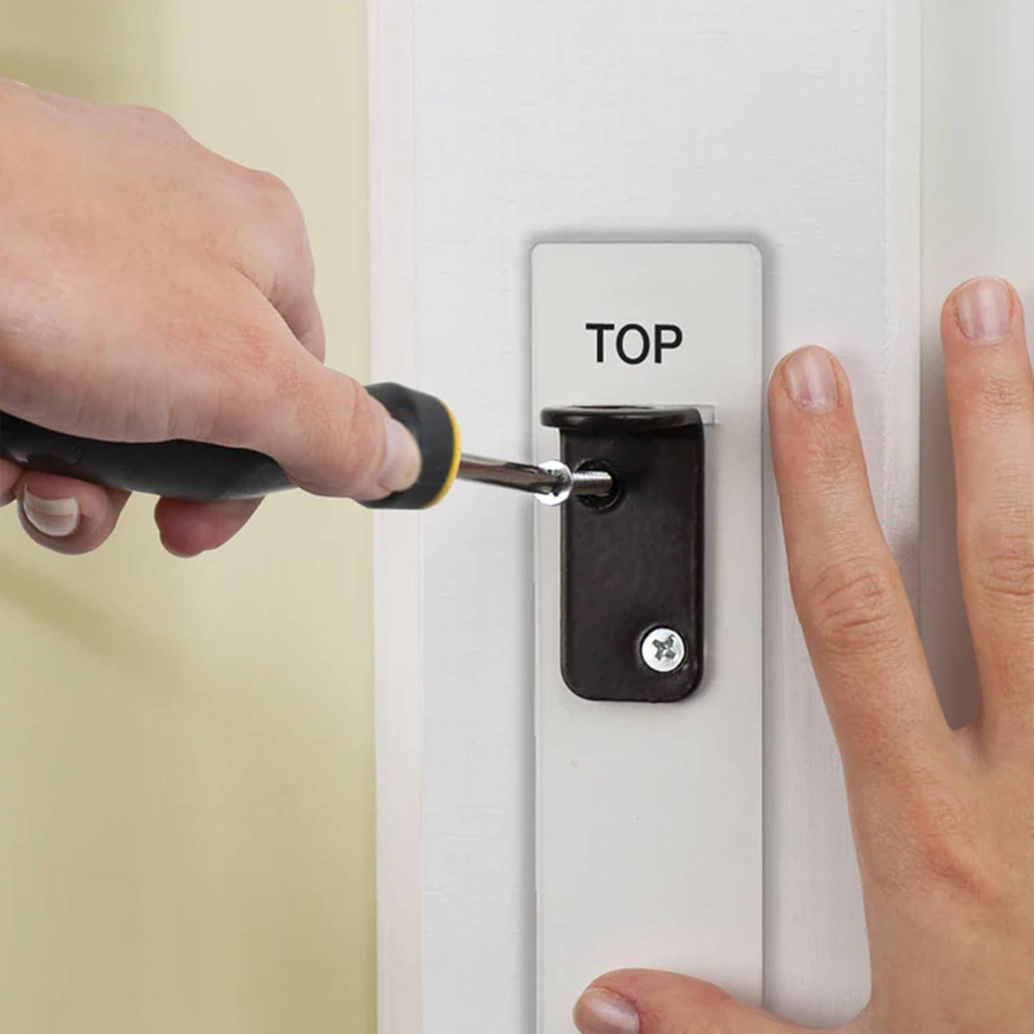 imageSummer Infant Top of Stairs Simple to Secure Metal Baby Gate White Metal Finish 30 Tall Fits Openings up to 29 to 42 Wide Baby and Pet Gate for Doorways and Stairways