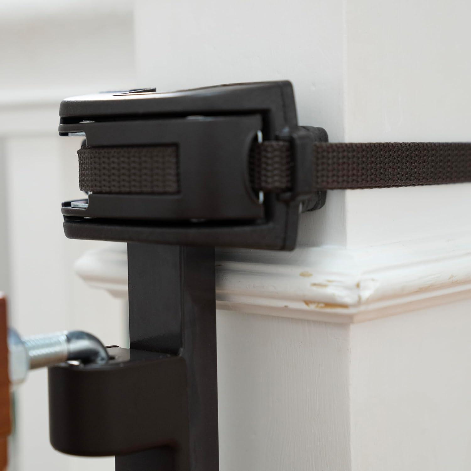 imageSummer Infant Wood Banister ampamp Stair Safety Pet and Baby Gate 32quot48quot Wide 33quot Tall Install Banister to Banister or Wall or Wall to Wall in Doorway or Stairway Banister and Hardware Mounts OakOak