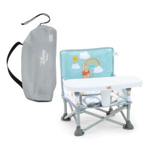 Summer by Bright Starts Pop ‘N Sit Portable Booster Chair, Floor Seat, Indoor/Outdoor Use, Compact Fold, Coral, 6 Mos – 3 Yrs(Winnie The Pooh)